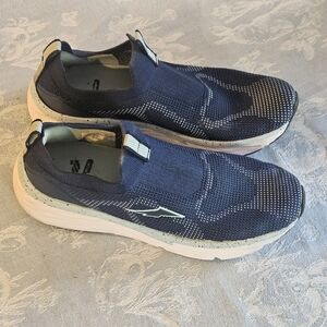 Avia Blue Slip On Sneakers Arch Support Sz 9